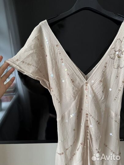 Платье USA винтаж шелк по косой