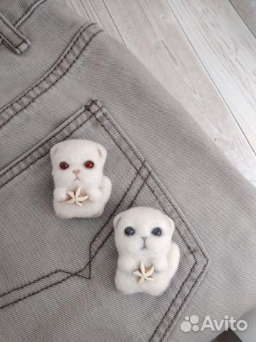 Котоброши валяные из шерсти