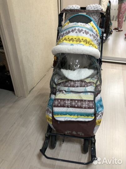 Санки коляска ника 7-7