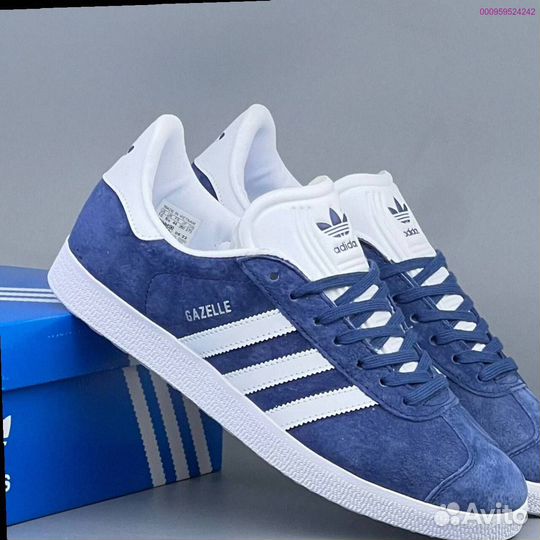 Кроссовки Adidas Gazelle Blue (Арт.67504)