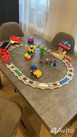 Lego duplo поезд на паровой тяге