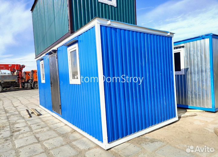 Блок контейнер 6*2,4м для строителей
