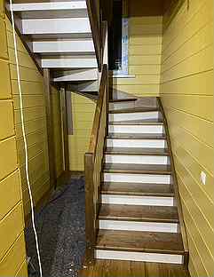 Лестница деревянная на второй этаж
