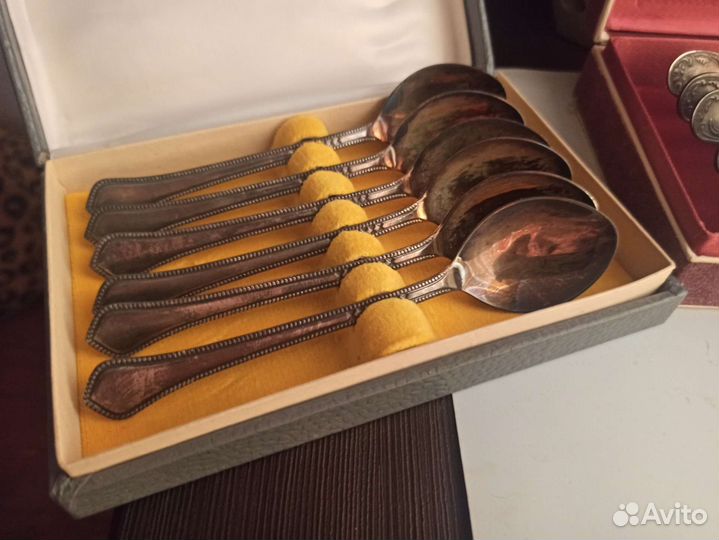 Ложки чайные мельхиор СССР