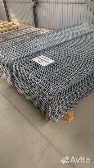3D забор/ 3D ограждения (Столб 60х40х1.5 1м RAL)