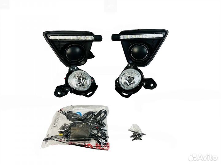 Противотуманные фары Mazda CX-5 с ход. огнями G661
