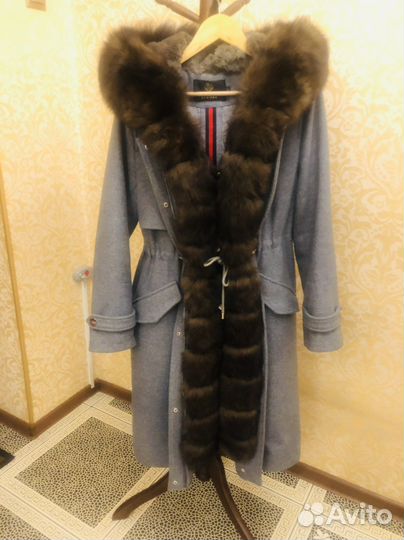 Пальто зимнее женское 46, парка