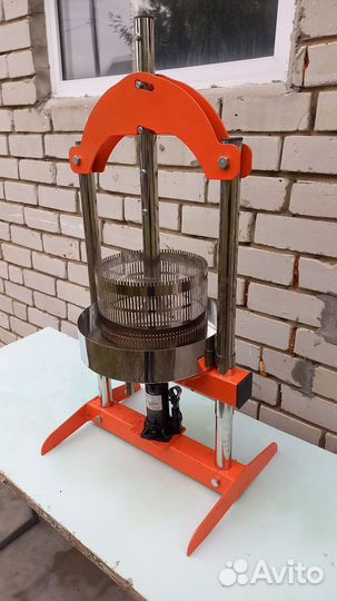 Пресс для отжима вина (сока) 20л нерж. домкратный