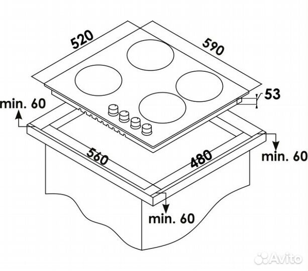 Варочная панель Schaub Lorenz SLK IY6TC0