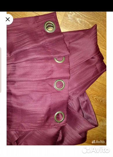 Новый комплект штор на люверсах