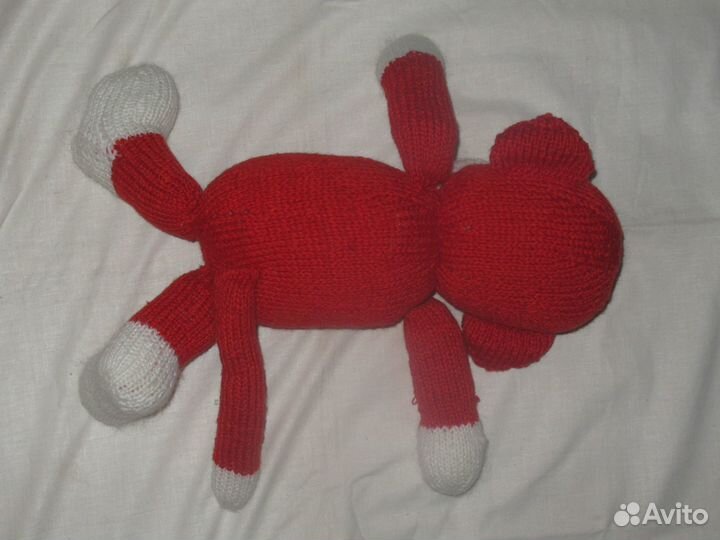 Вязанная игрушка Обезьянка. Ручная работа