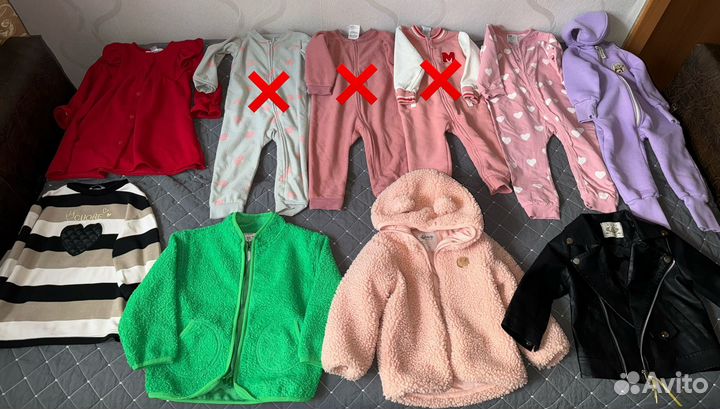 Одежда для девочки 86 92 hm zara adidas