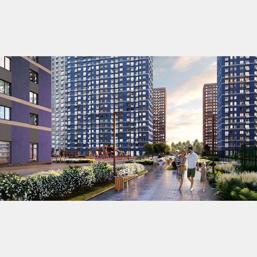 1-к. квартира, 35,2 м², 7/23 эт.