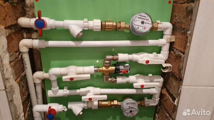 Услуги сантехника отопление