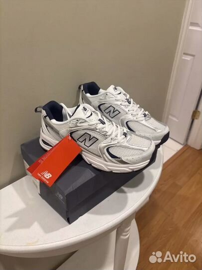 New balance 530 silver navy оригинал