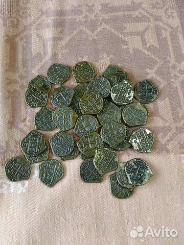 Металлические монеты для настольных игр 30 шт