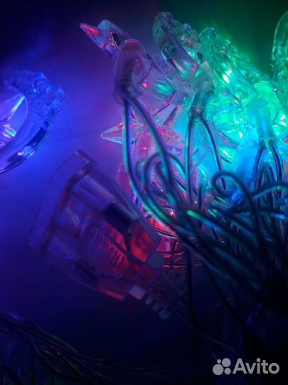 Гирлянда с переливами красивая