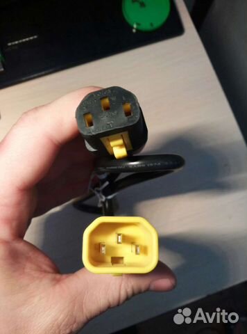 Сетевой кабель (провод, удлинитель) с13 папа/мама