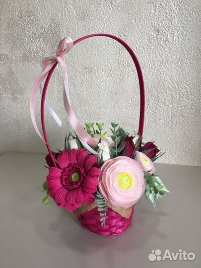 Букет «Очарование» с конфетами. Оригинальный подар