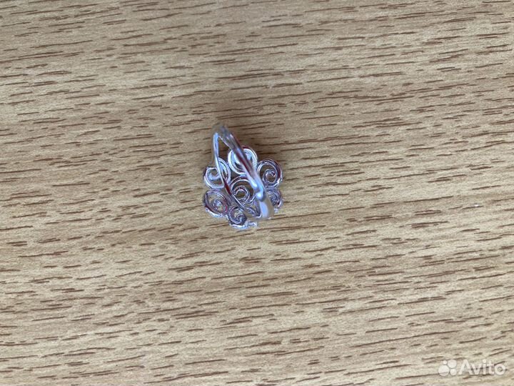 Комплект серьги и кольцо