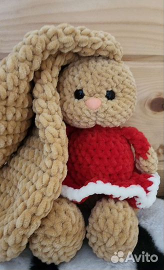 Зайка малышка. Амигуруми. Ручная работа