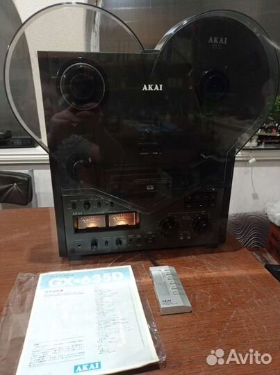 Катушечный магнитофон Akai GX-635D комплект