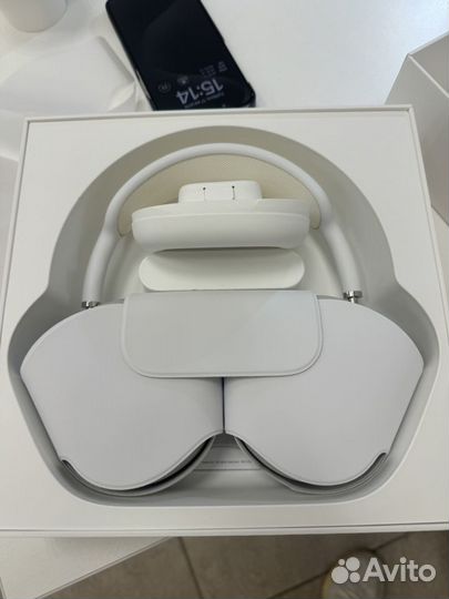 Airpods max silver как новые,гарантия