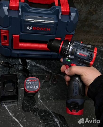 Бесщеточный шуруповерт bosch 18V/10mm