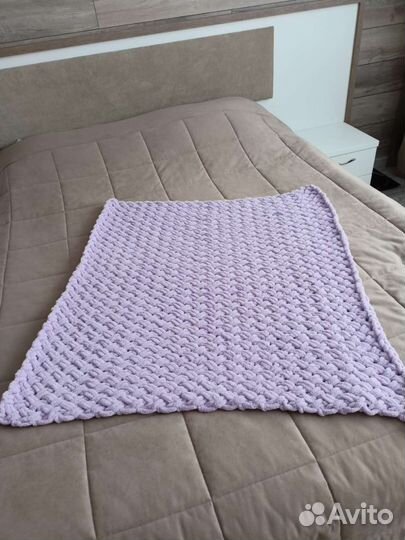 Плед детский вязаный ручная работа