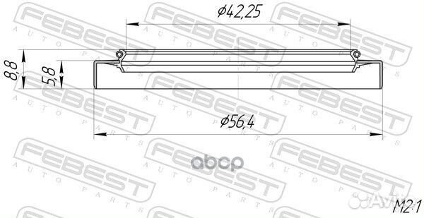 Сальник привода mazda 3/5/6 02-12 95GDY44560609