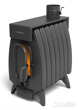 Печь отопительная огонь-батарея 7 лайт антрацит
