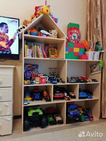 Детский шкаф полки домик для игрушек