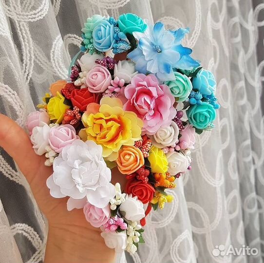 Ободок из цветов