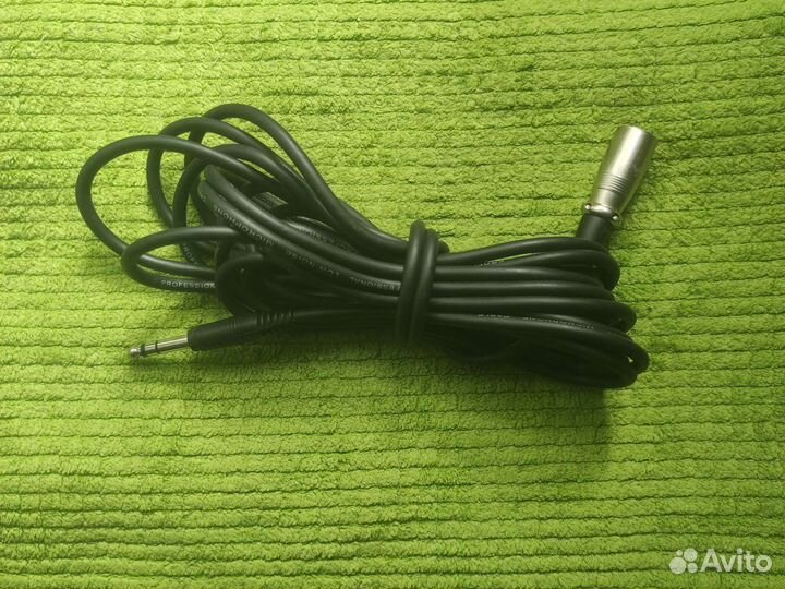 Кабель микрофонный xlr-jack6,3 6 метров