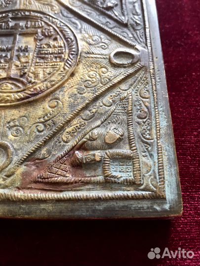 Складень старинный Двунадесятые праздники