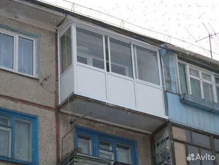 Балкон пластиковый под ключ