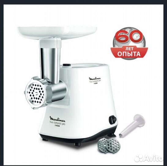 Электромясорубка Moulinex 3 в 1 ME301132