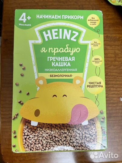 Детские каши heinz безмолочные
