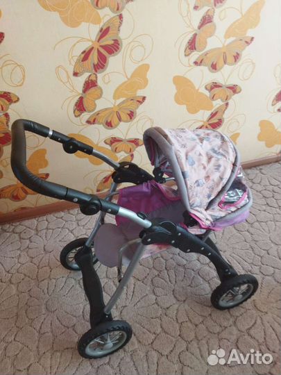 Коляска кукольная трансформер