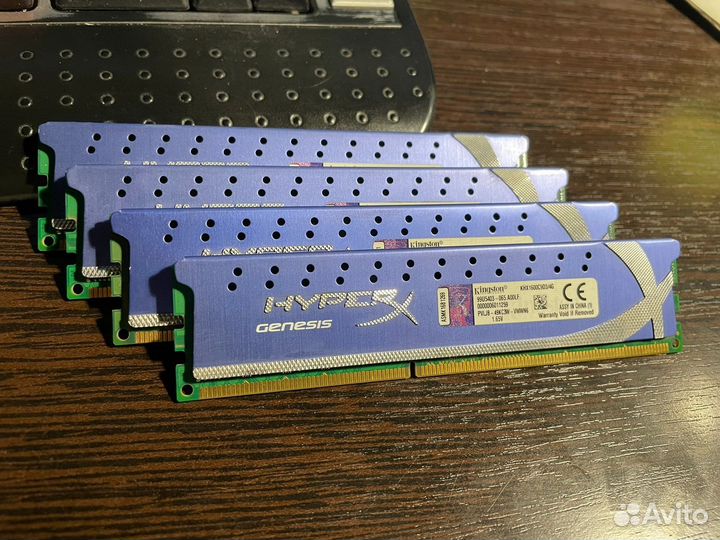 Оперативная память Kingston HyperX DDR3 16Gb