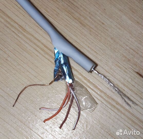 Кабель витая пара Rexant F/UTP 2x2 24awg, 20м