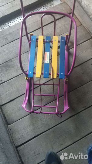 Детские санки с колесами