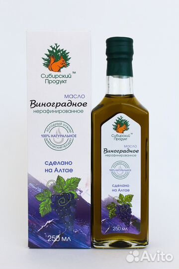 Масла холодного отжима в ассортименте