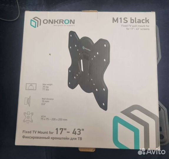 Кронштейн для телевизора Onkron M1s 17-43