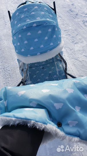 Санки коляска nika