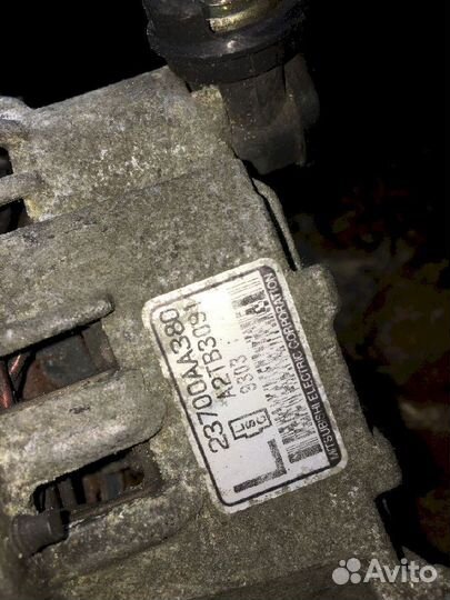 Генератор EJ20 Subaru Forester SG SG5 23700AA380 A