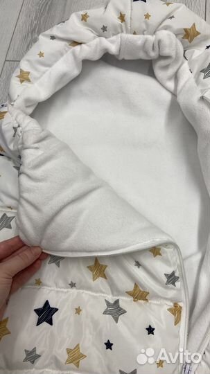 Зимний конверт на выписку