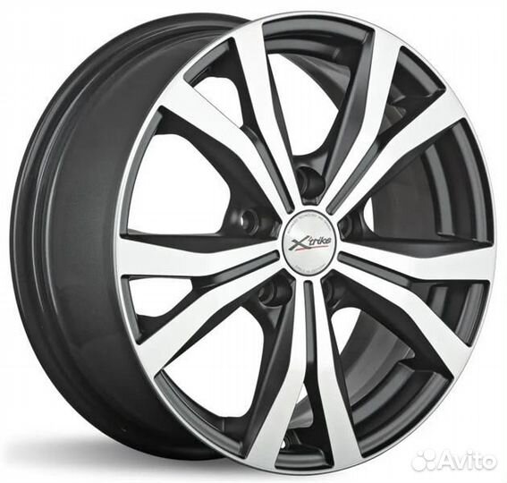 X'trike X-119 : 6.5x16 5*100 Et:38 Dia:67.1 BKM/FP