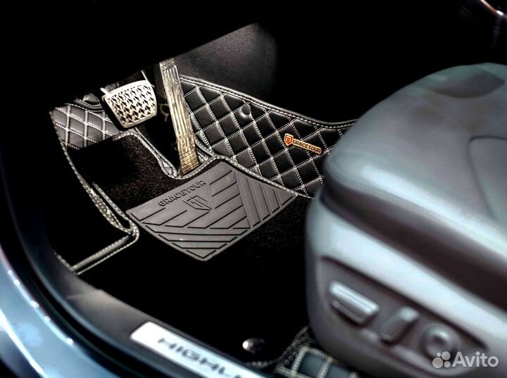 Коврики в салон на Toyota Highlander 2021г