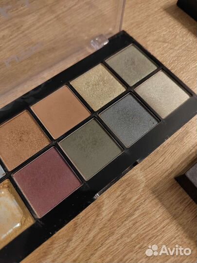 Палетки теней и помад Nyx